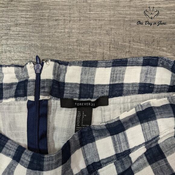 Forever 21 Light Cotton Mini Skirt Size L - Picture 2 of 5